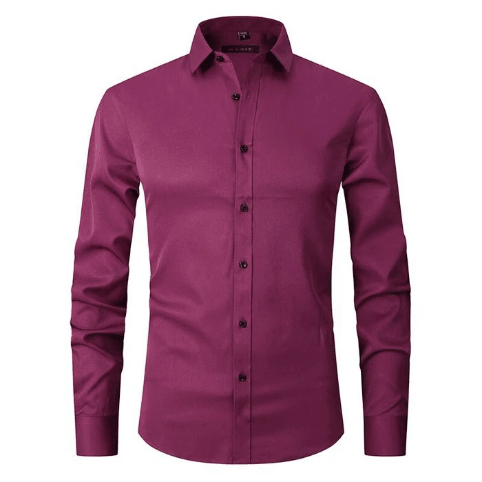 ELEGANTIEE | ElasticFit™ - Schlankes Hemd Anti-Crease Premium