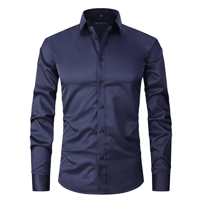ELEGANTIEE | ElasticFit™ - Schlankes Hemd Anti-Crease Premium