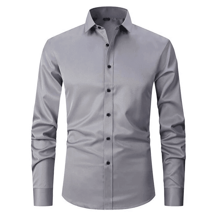 ELEGANTIEE | ElasticFit™ - Schlankes Hemd Anti-Crease Premium
