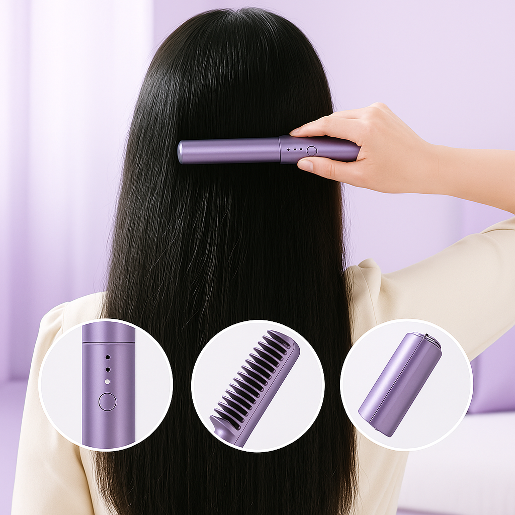 ELEGANTIEE | Portable Straightening Comb