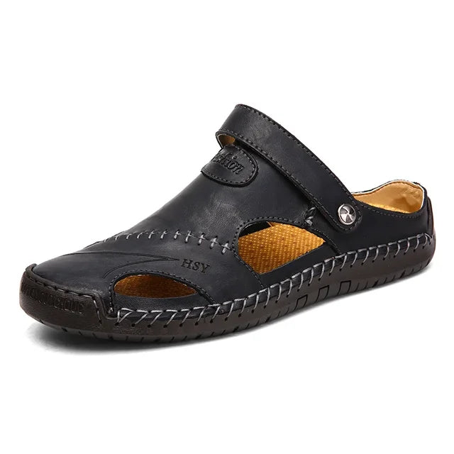 ELEGANTIE | Orthopädische Ledersandalen für Herren