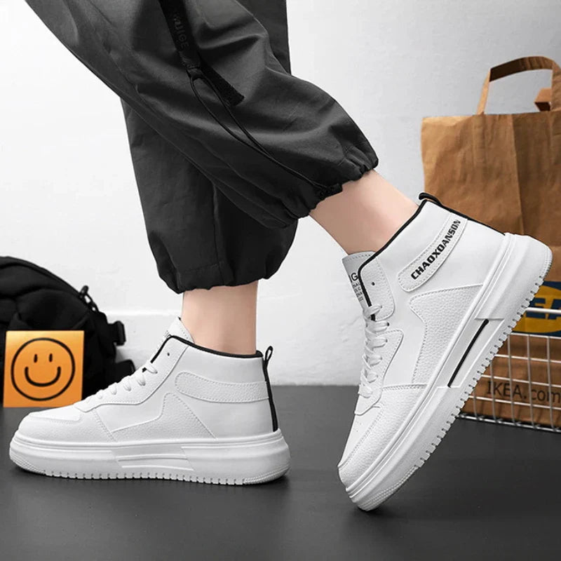 ELEGANTIE | Lädersneakers för män: Komfort och stil