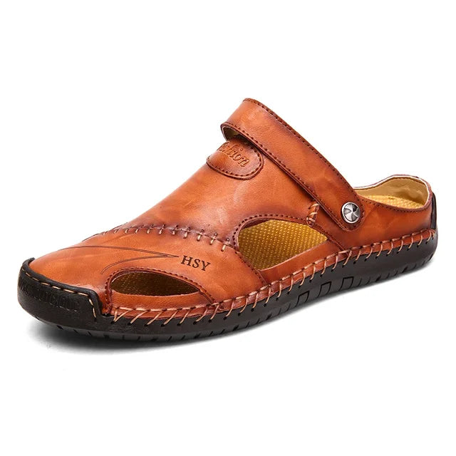 ELEGANTIE | Orthopädische Ledersandalen für Herren