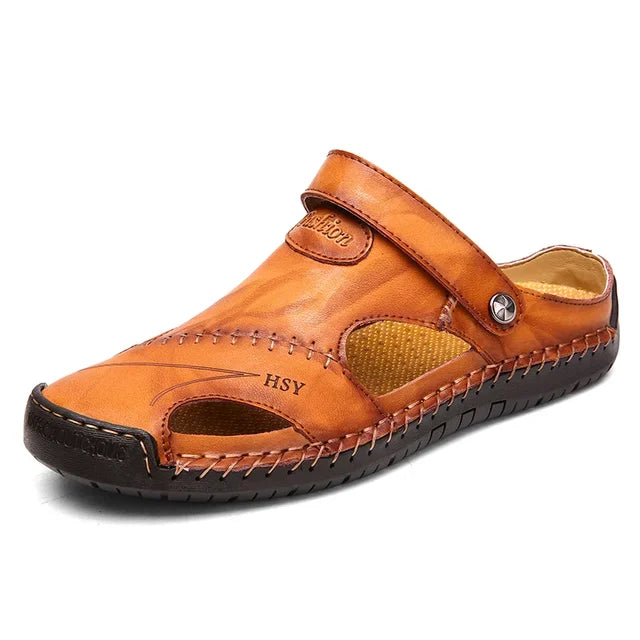 ELEGANTIE | Orthopädische Ledersandalen für Herren