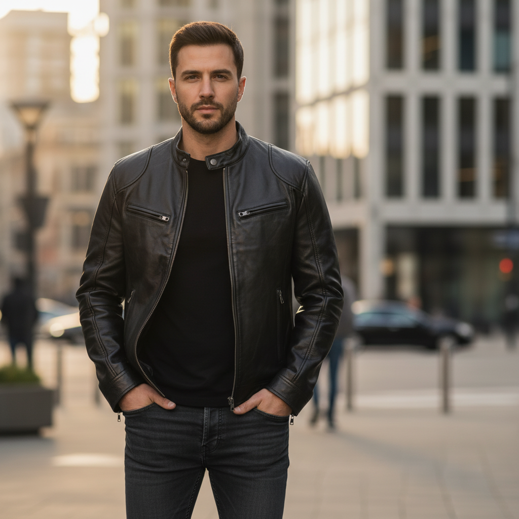 ELEGANTIEE | Premium Leather Jacket