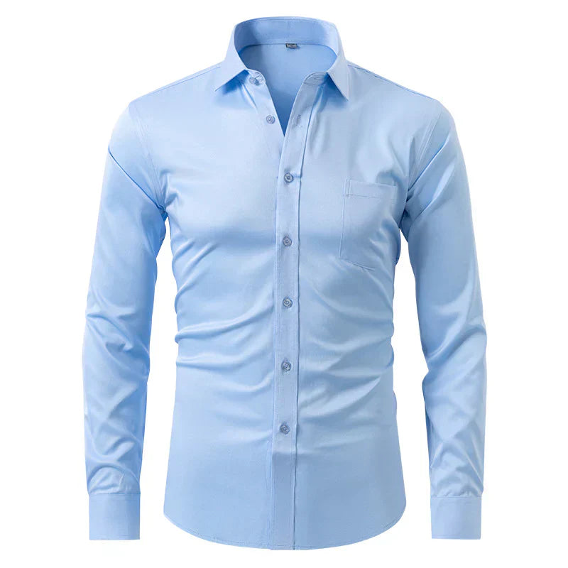 ELEGANTIEE | ElasticFit™ - Schlankes Hemd Anti-Crease Premium
