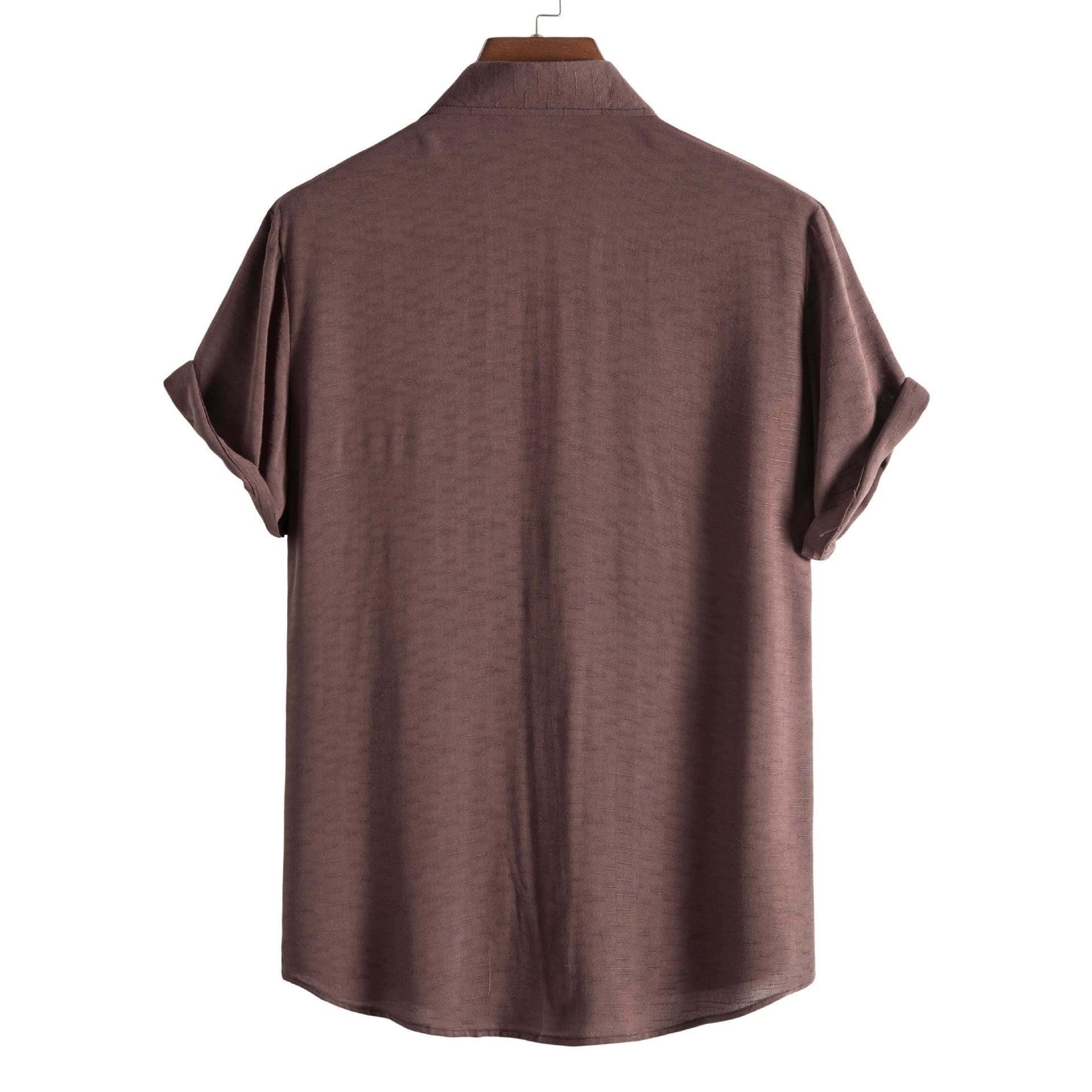 Elegantiee | FixLinen™ – Atmungsaktives Hemd mit offenem Kragen