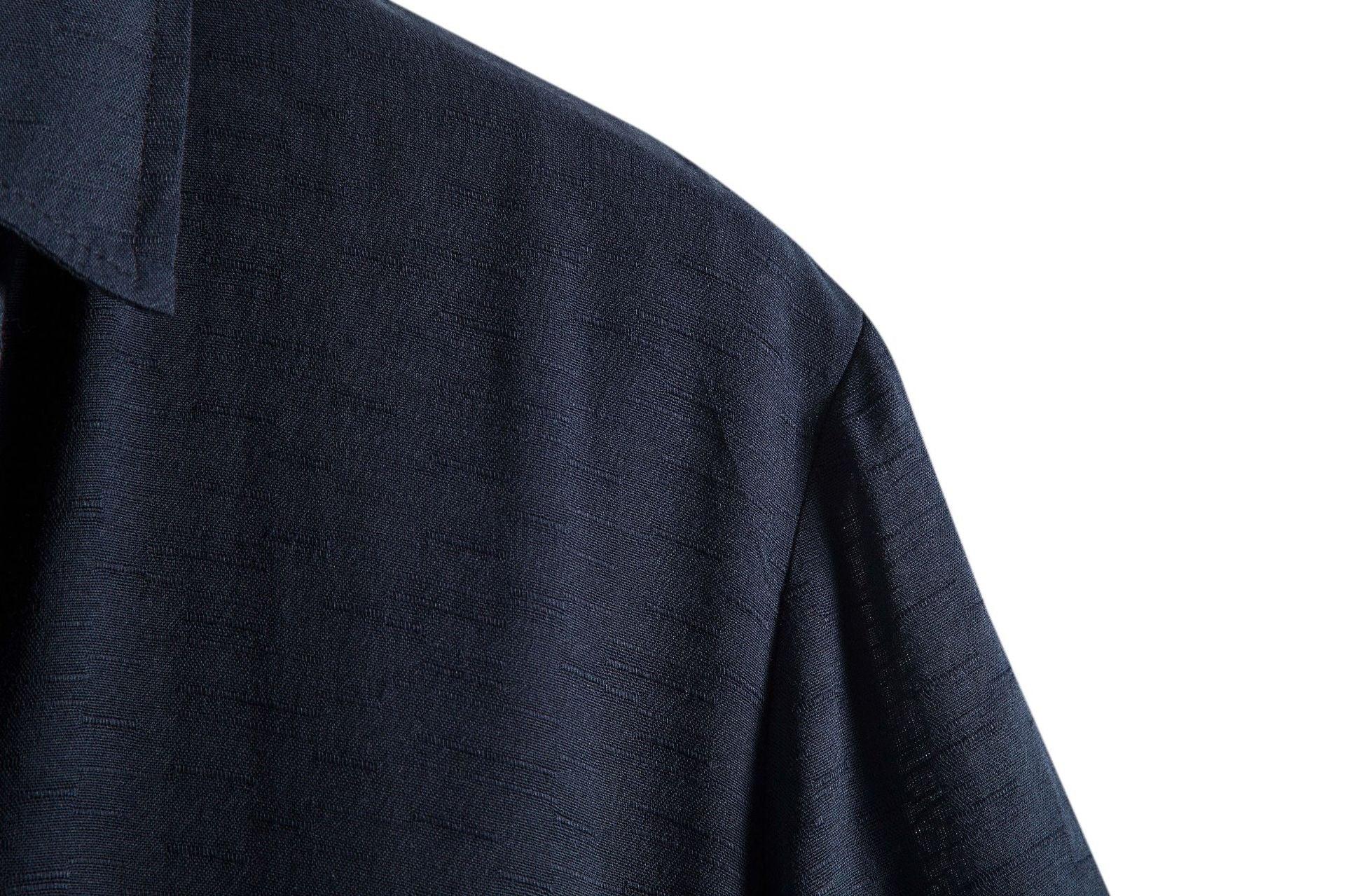 Elegantiee | FixLinen™ – Atmungsaktives Hemd mit offenem Kragen