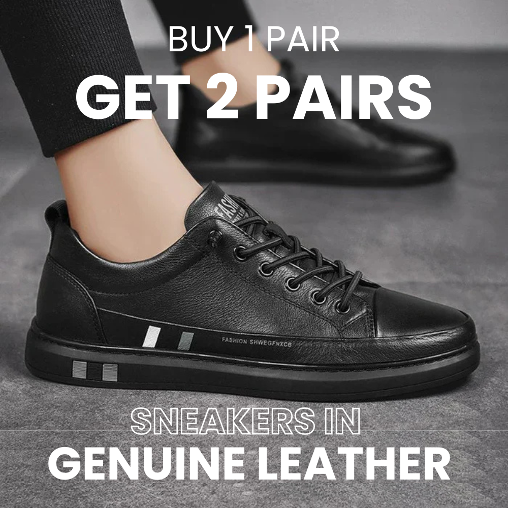 ELEGANTIEE | Sneakers in genuine leather © (Buy 1, get 2)