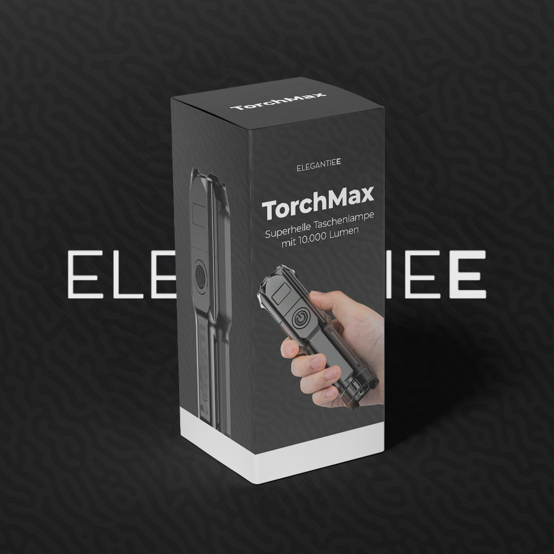 Torch Max | Superhelle 10.000 Lumen Taschenlampe