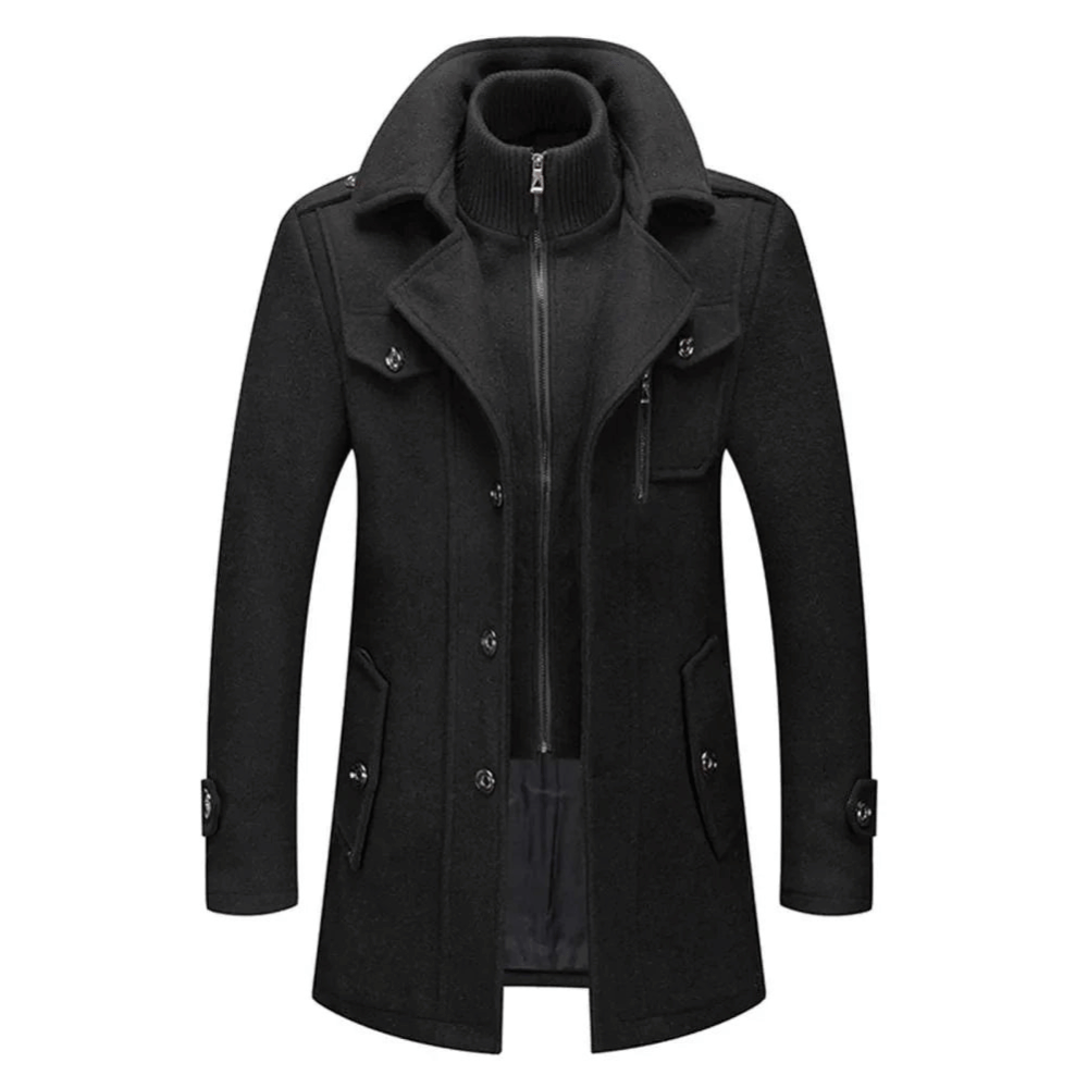 ELEGANTIEE | Two-Piece Men’s Coat for Style and Warmth