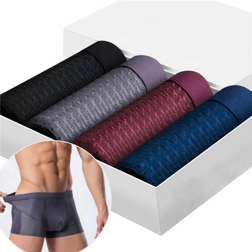 Elegantiee | Boxers En Fibre de Bambou (Achetez 5, obtenez 10)