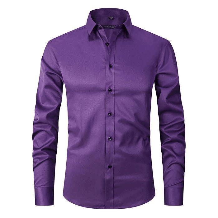 Elegantiee | ElasticFiit™ - Chemise spéciale Slim anti-froissement