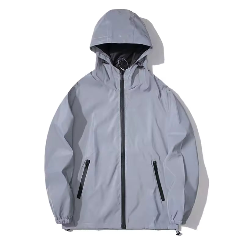 ELEGANTIEE | Reflective windproof jacket