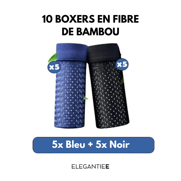 Elegantiee | Boxers En Fibre de Bambou (Achetez 5, obtenez 10)