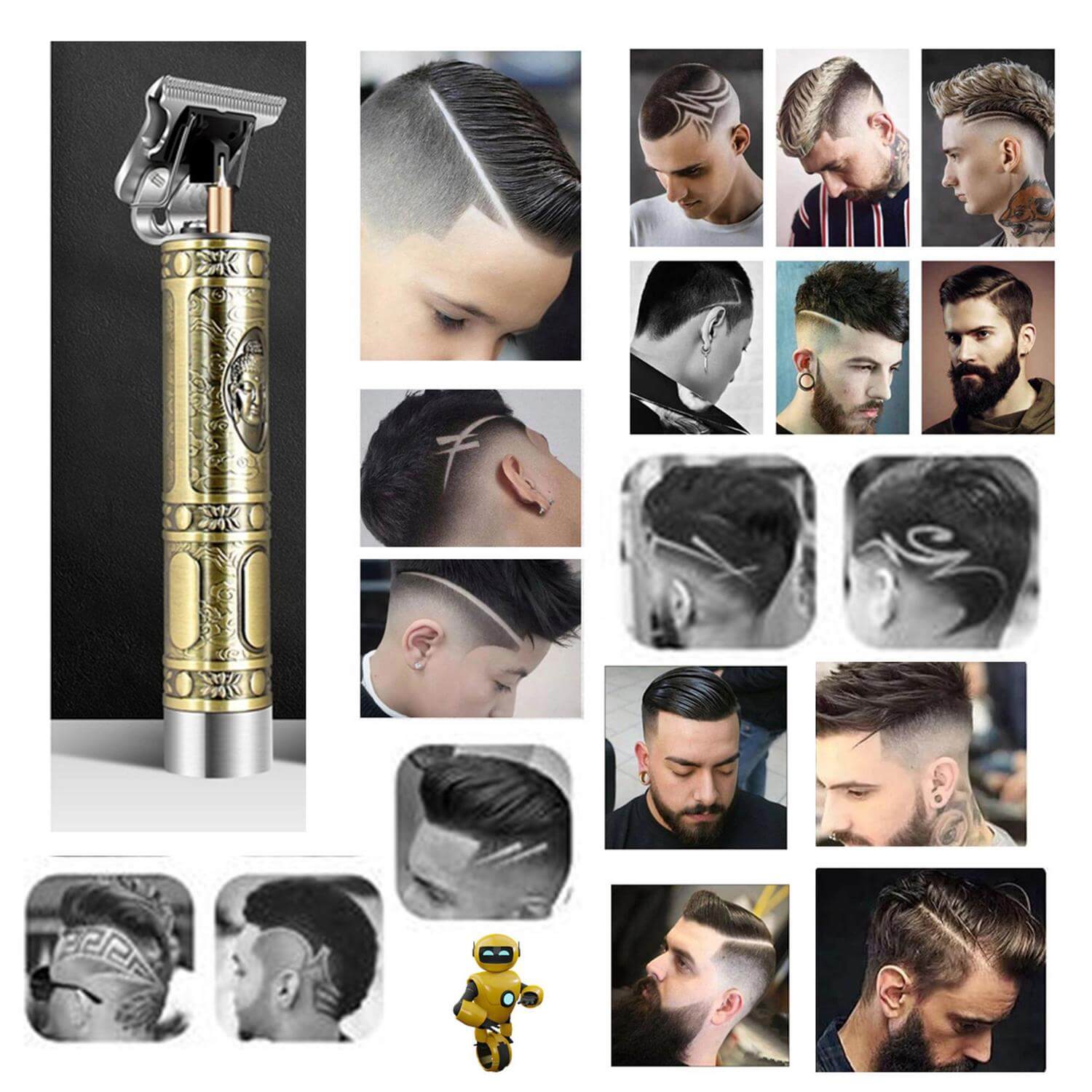 ELEGANTIE | DrayMax professionell hår- och skäggmaskin 